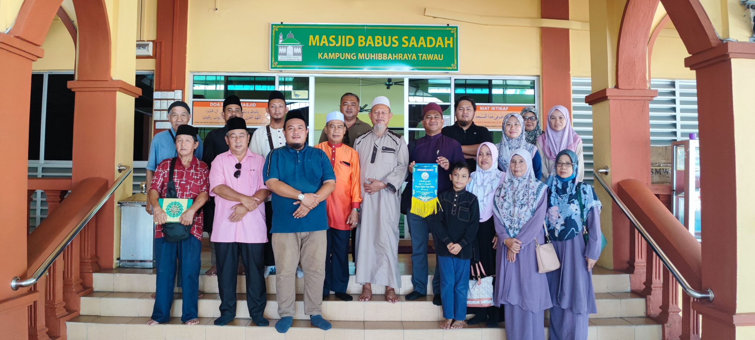 Lawatan Dari Masjid Jamek Al-Ubudiah Desa Kencana Felda Sahabat Lahad Datu